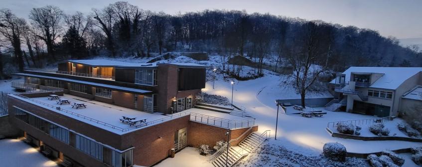 Saint-Joseph du Moncel sous la neige (Pont-Sainte-Maxence)